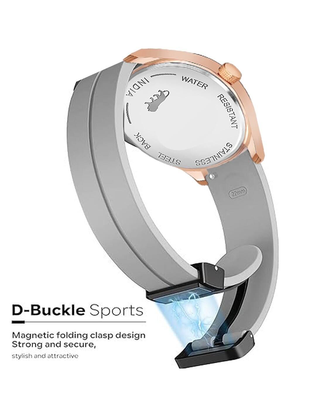 Men Round Dial Shape Wrist Watch
