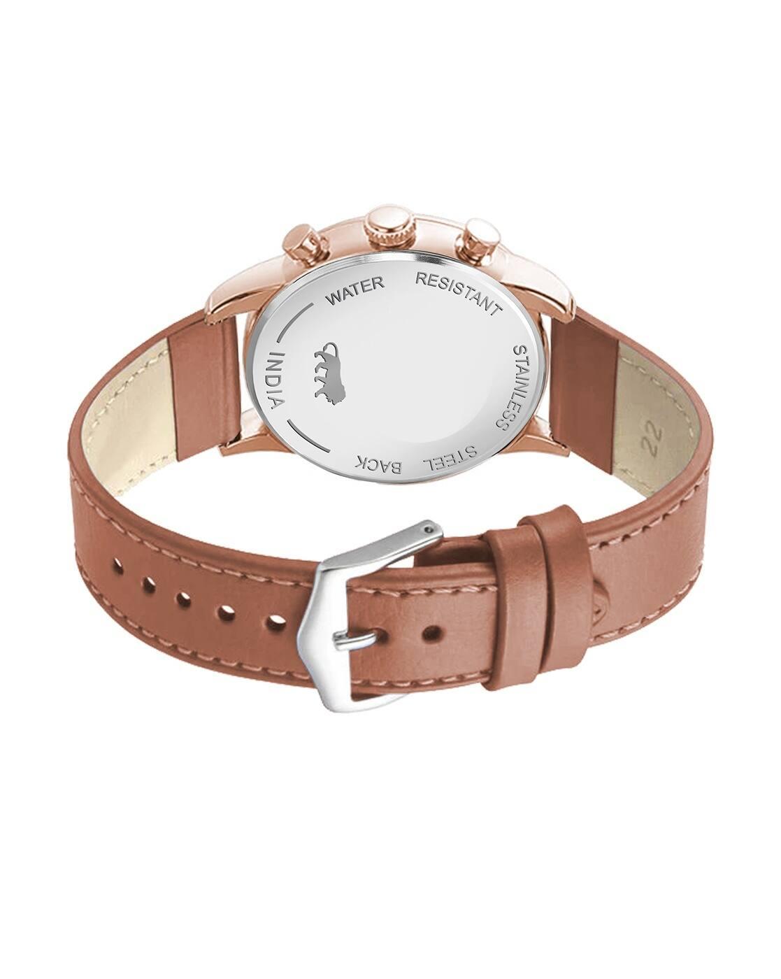 Men Analogue Watch with Deployant