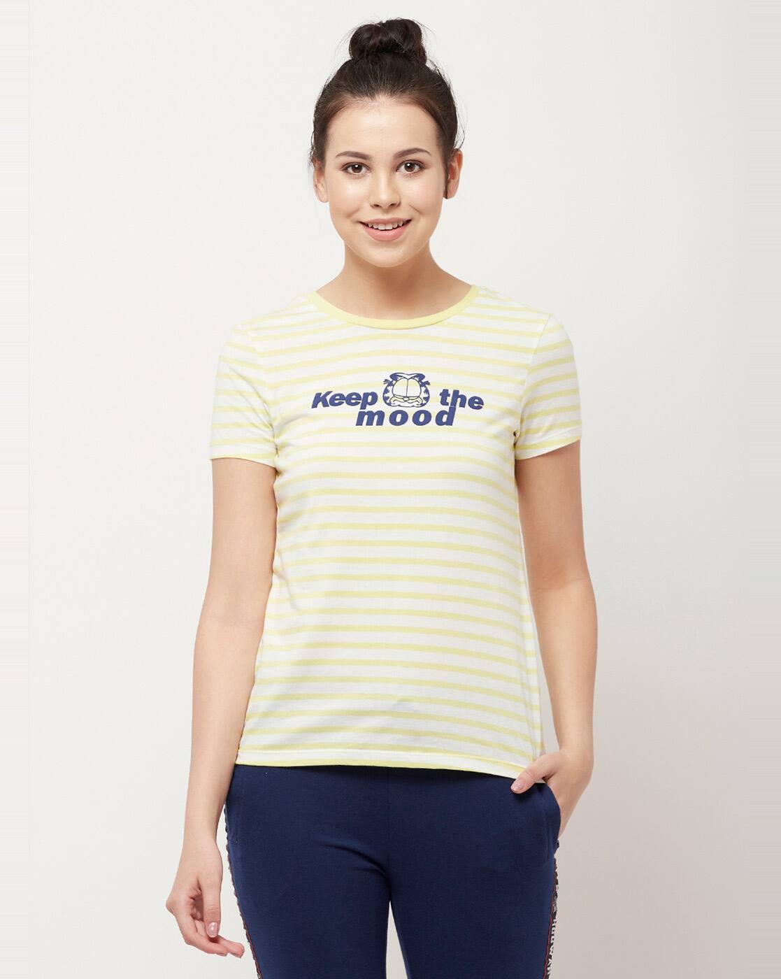 Striped Round-Neck T-Shirt