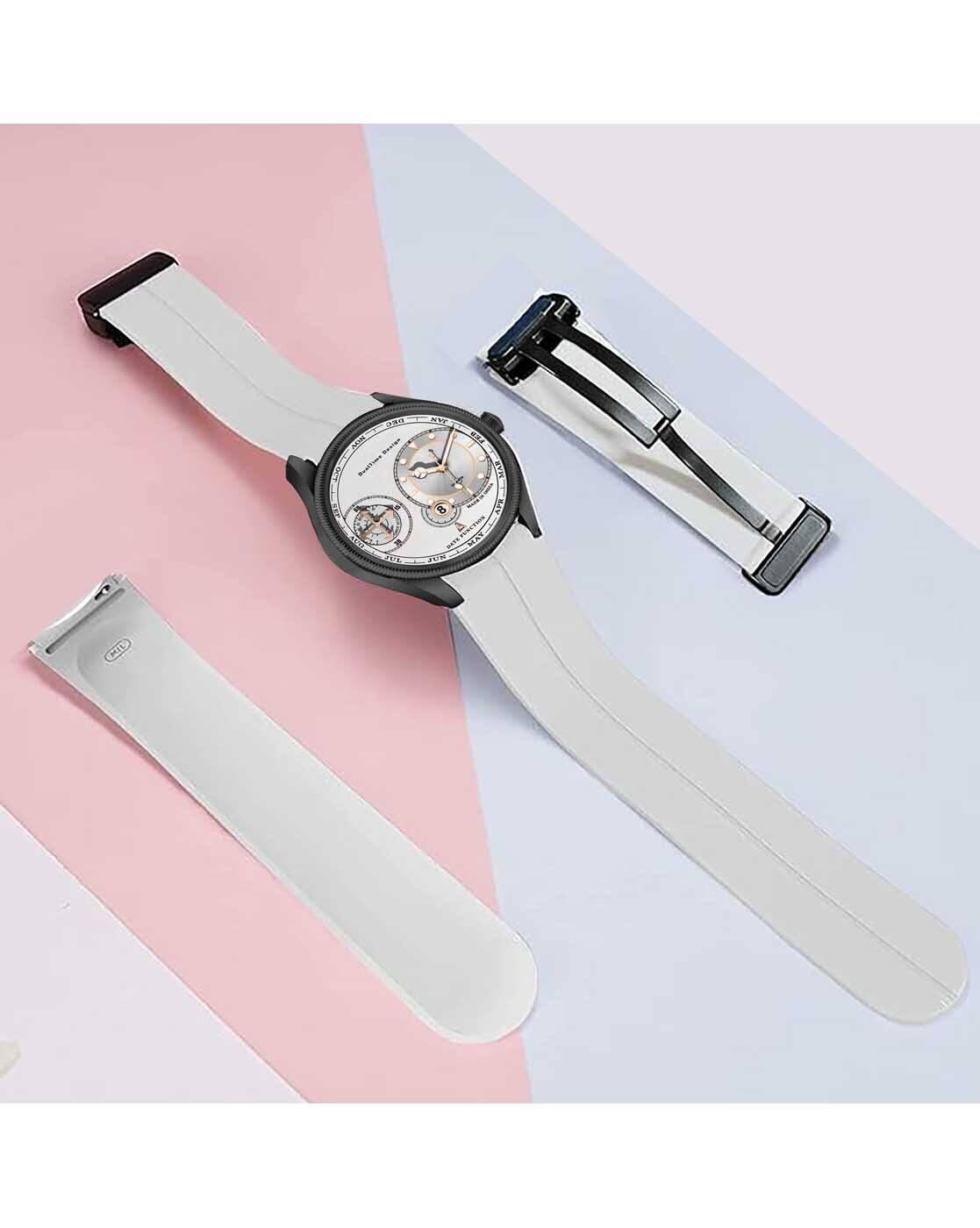 Men Round Dial Shape Wrist Watch