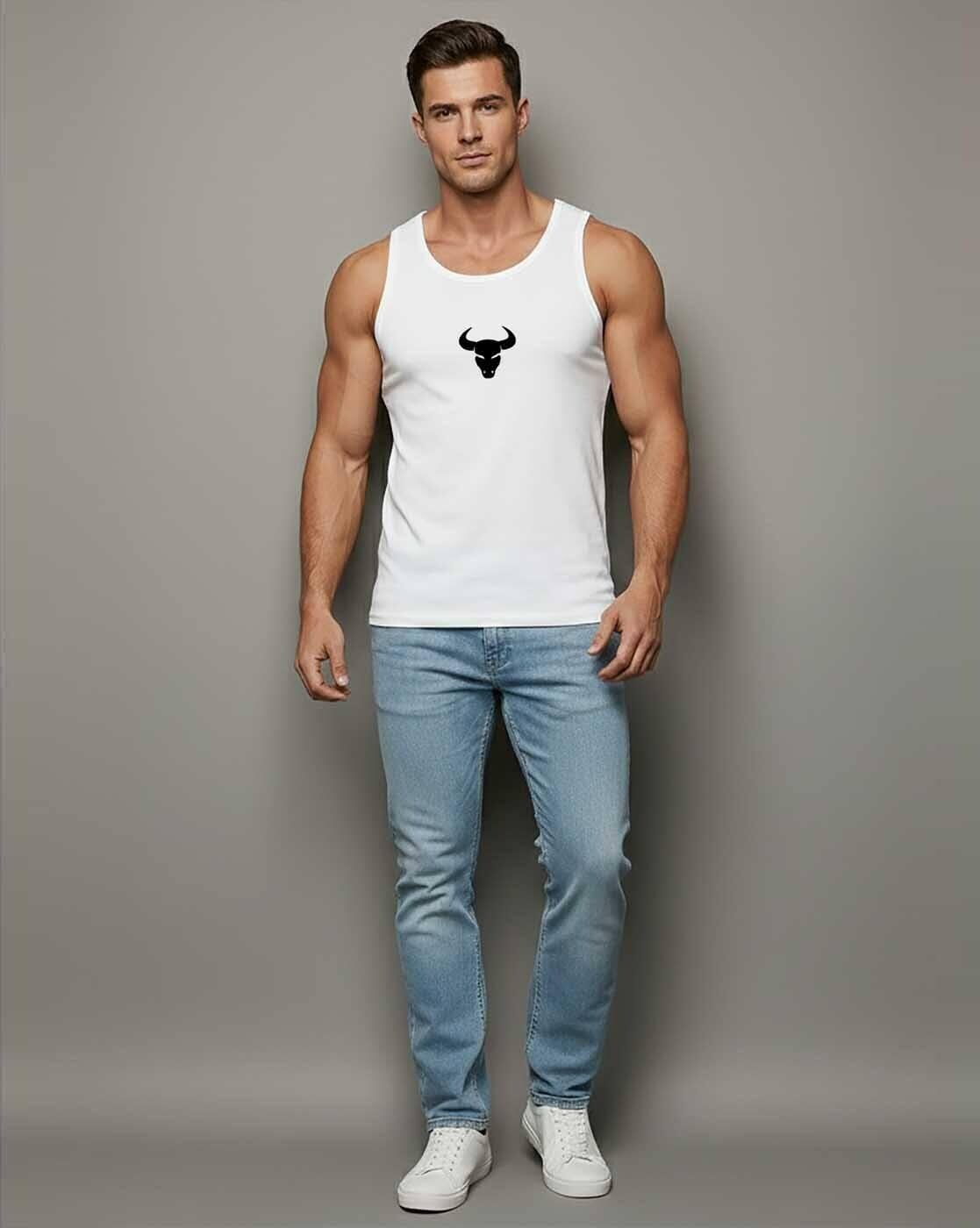 Men Pack of 2 Printed Vests