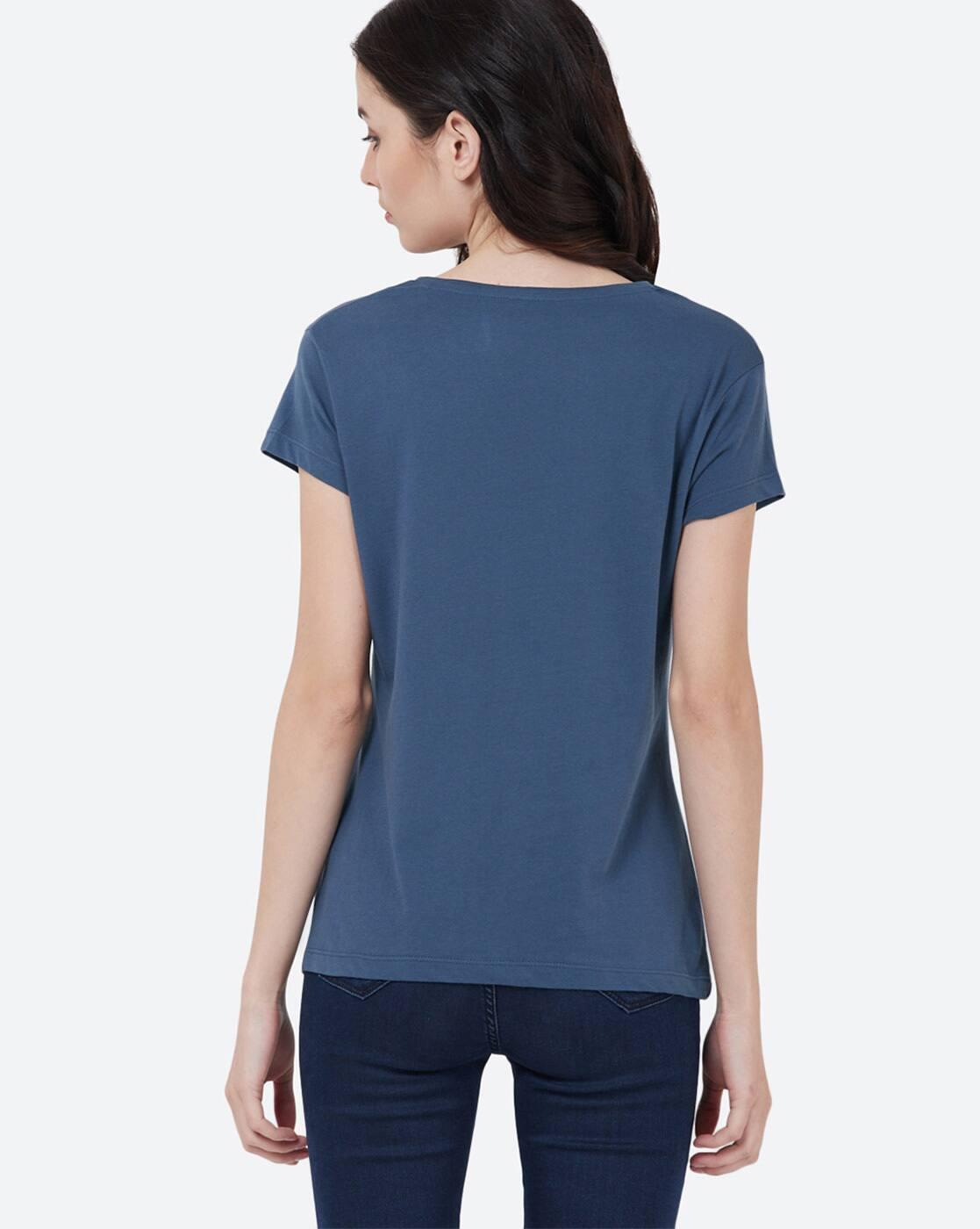 Graphic Print Crew-Neck T-shirt