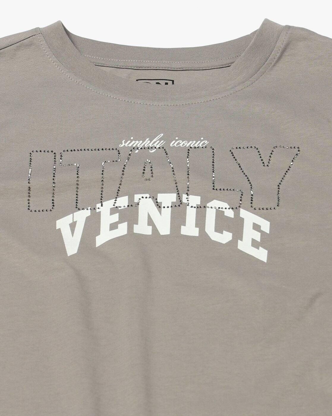 Women Venice Oversized Crew-Neck T-Shirt
