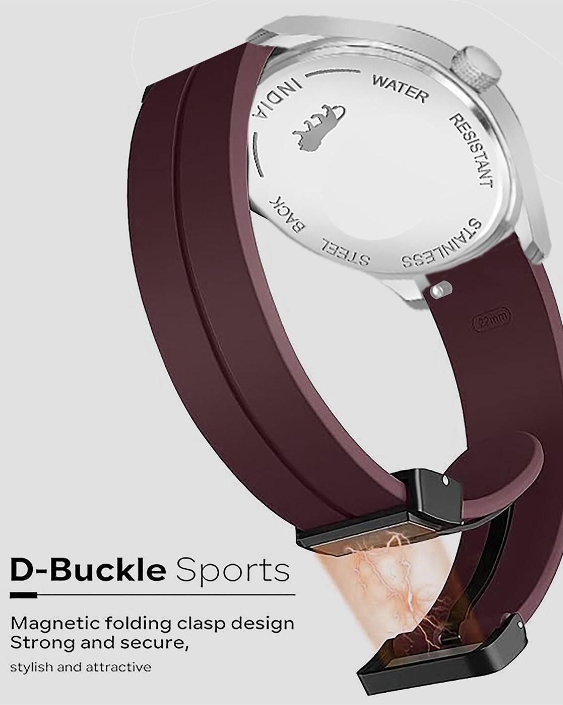Men Round Dial Shape Wrist Watch