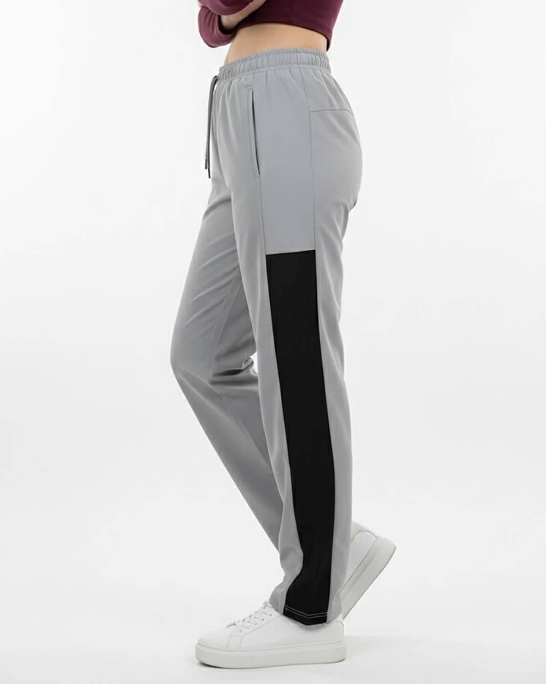 Women Mid-Rise Wide Track Pants