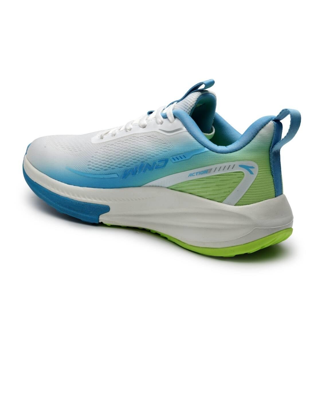Men Round Toe Lace-Up Fastening Sport Shoes
