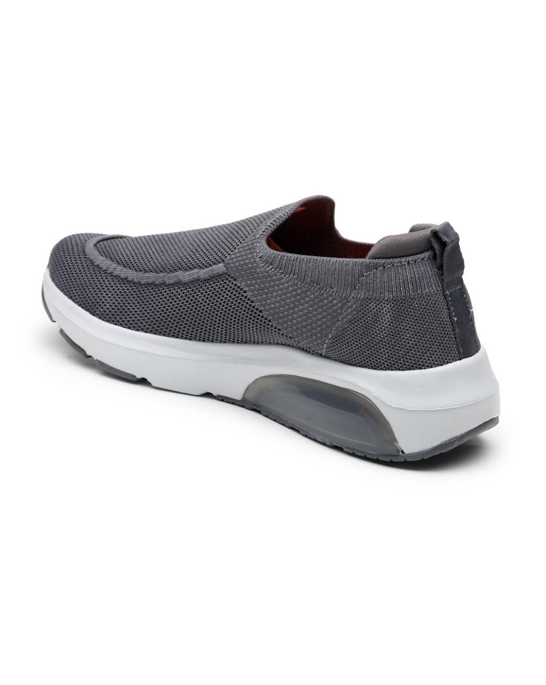 Men Round Toe Lace-Up Fastening Sport Shoes