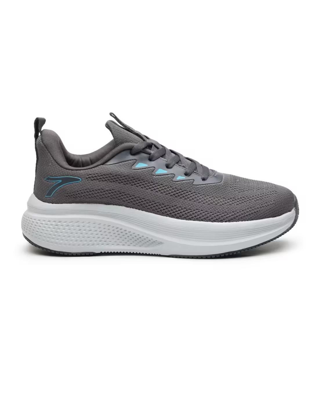 Men Round Toe Lace-Up Fastening Sport Shoes