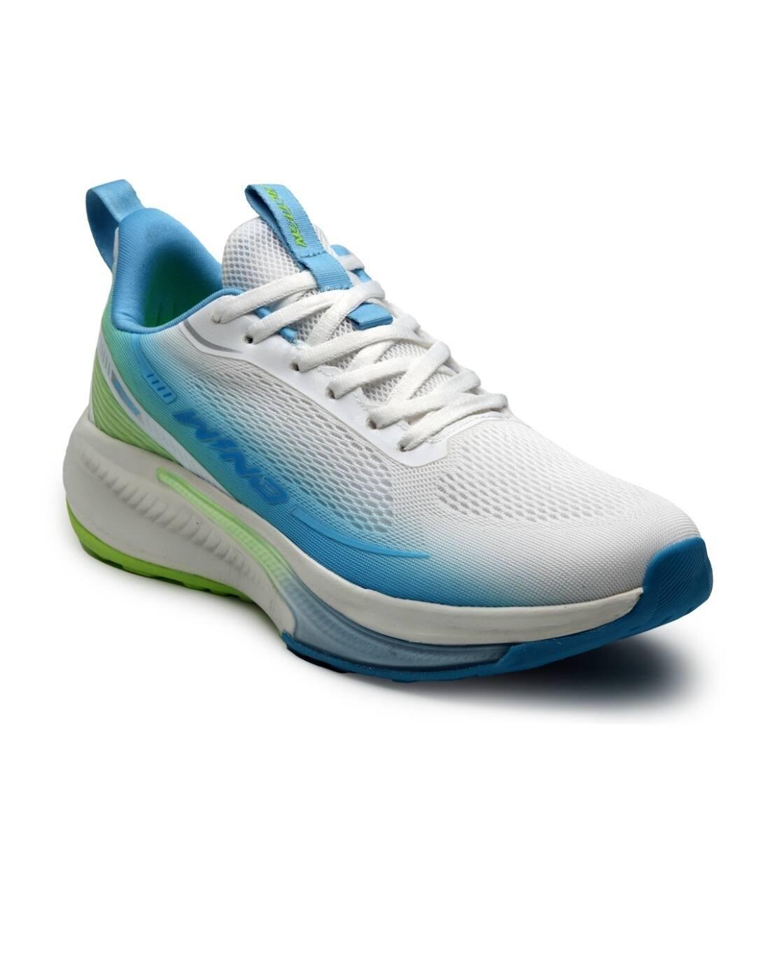 Men Round Toe Lace-Up Fastening Sport Shoes