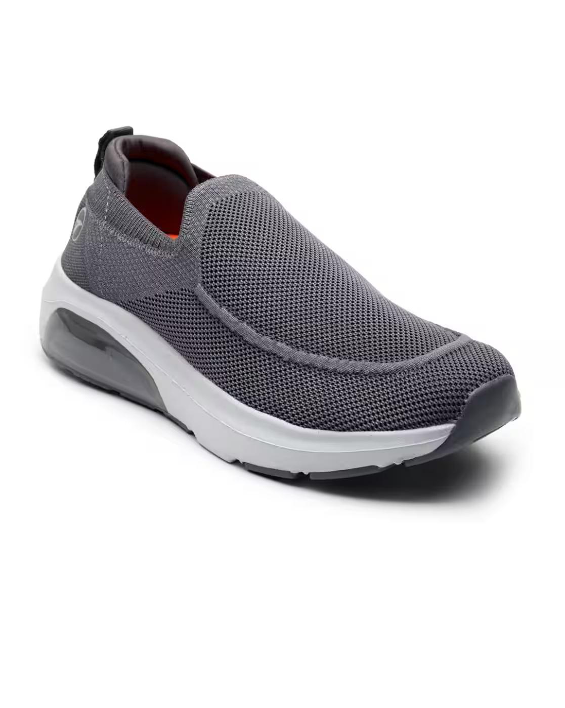 Men Round Toe Lace-Up Fastening Sport Shoes