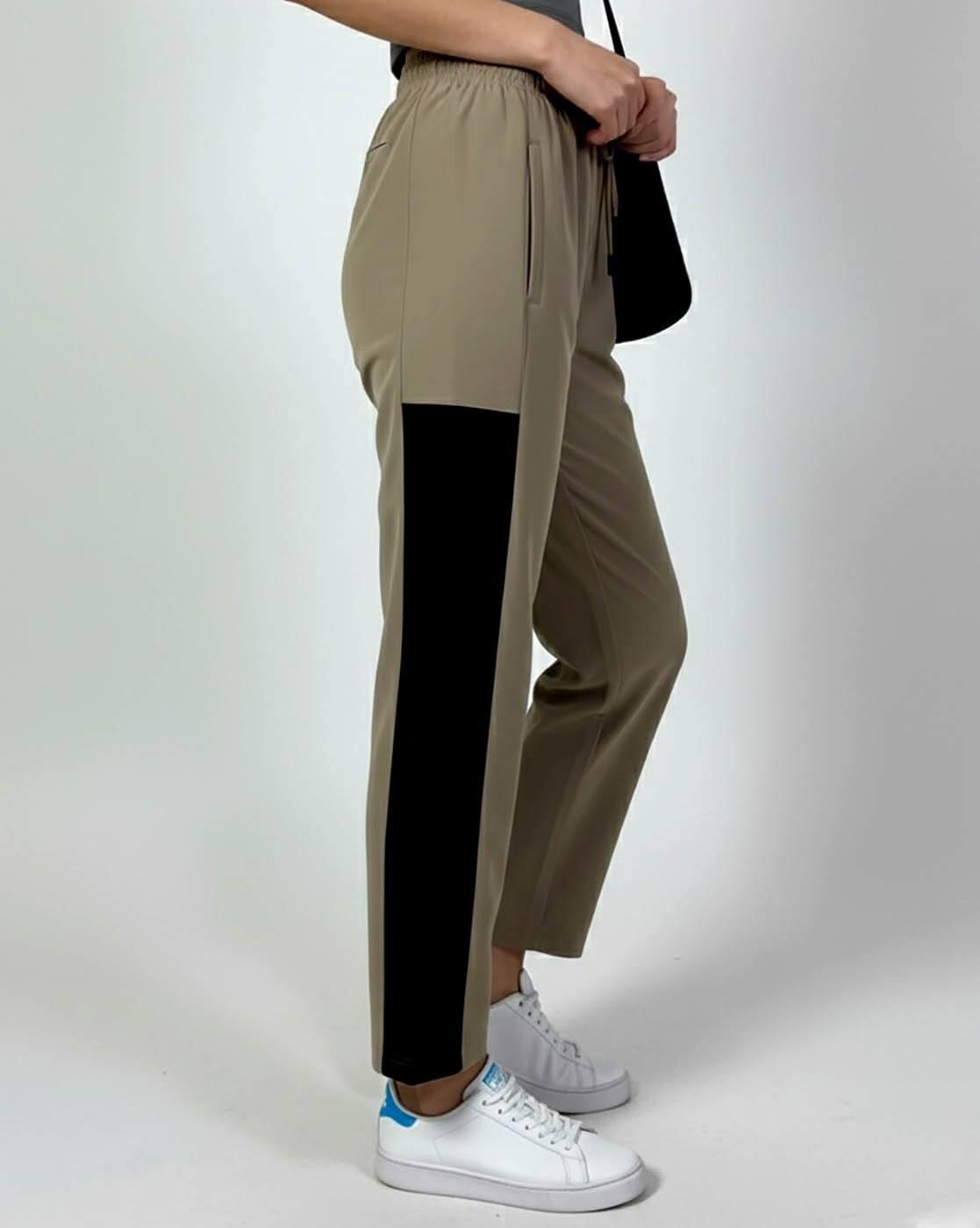 Women Mid-Rise Wide Track Pants
