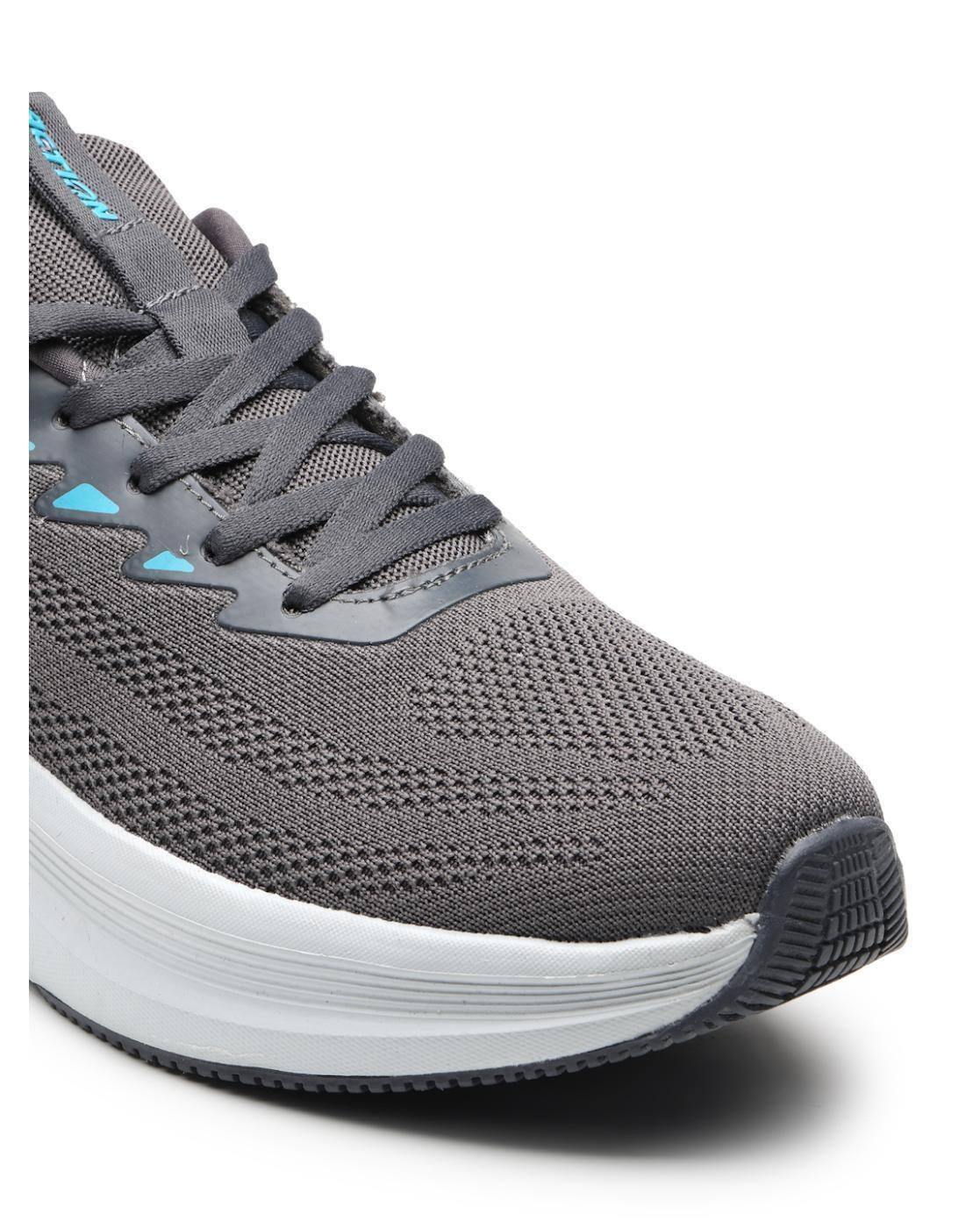 Men Round Toe Lace-Up Fastening Sport Shoes