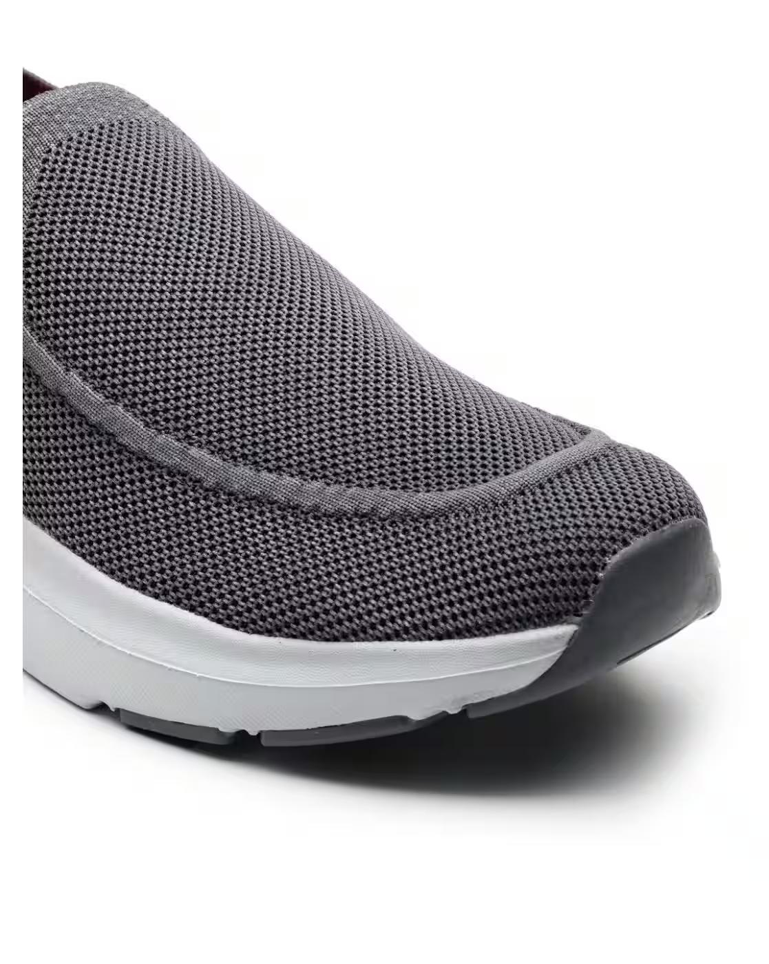 Men Round Toe Lace-Up Fastening Sport Shoes