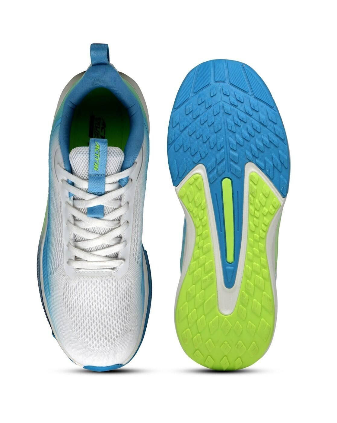 Men Round Toe Lace-Up Fastening Sport Shoes