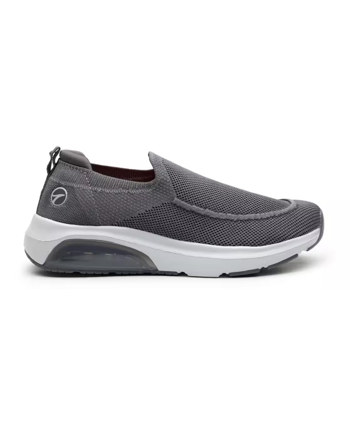 Men Round Toe Lace-Up Fastening Sport Shoes