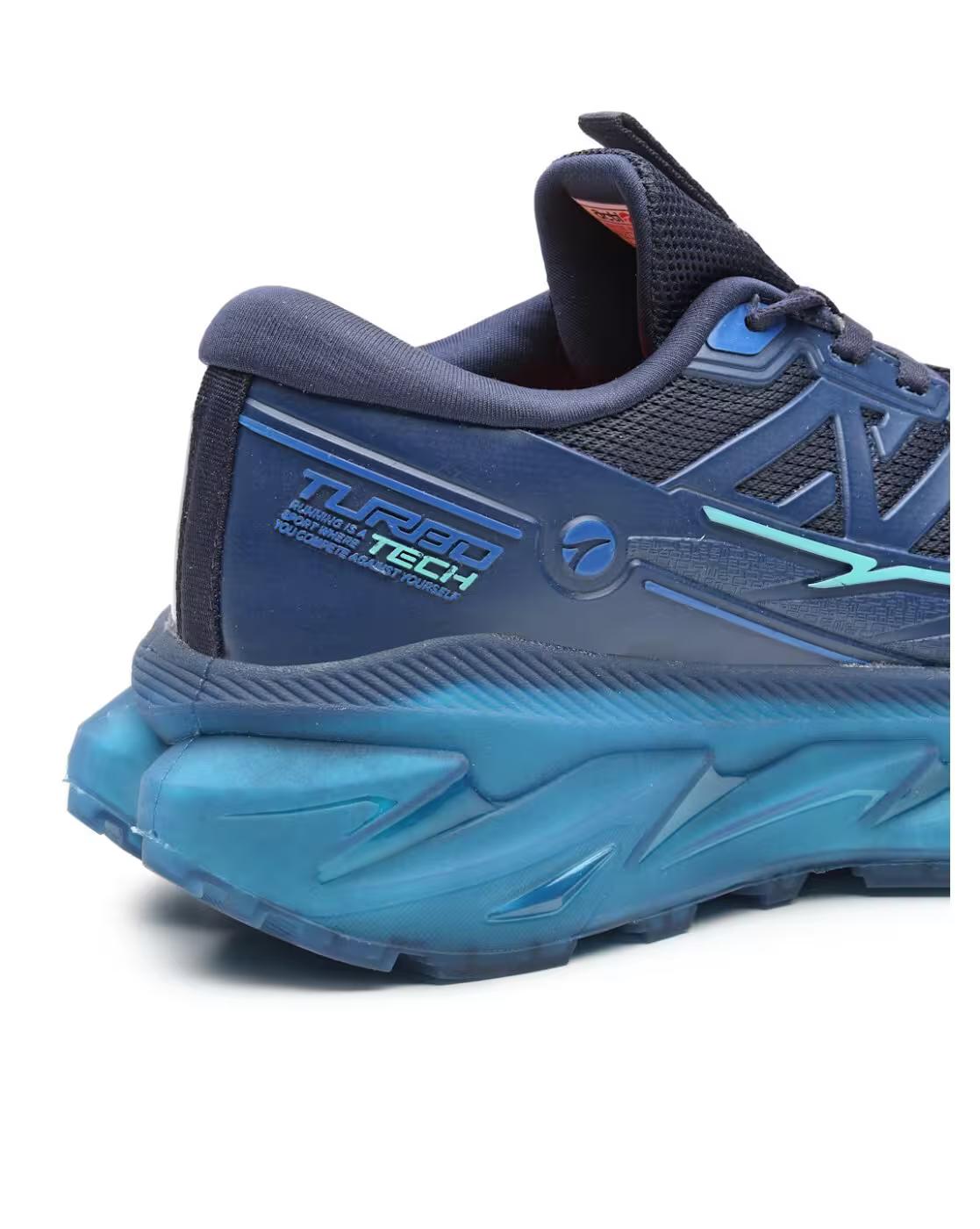 Men Round Toe Lace-Up Fastening Sport Shoes