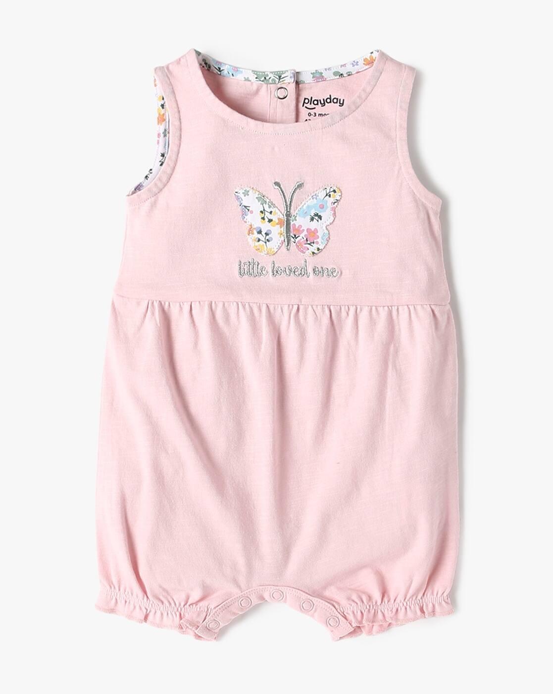 Infants Pack of 2 Printed Rompers