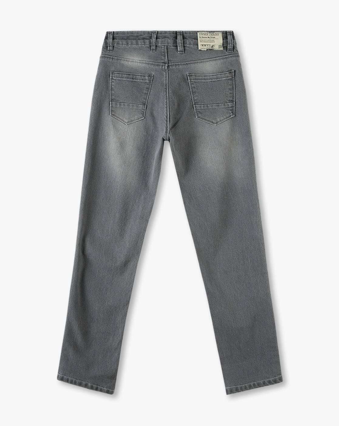 Boys Stone-Wash Slim Fit Jeans