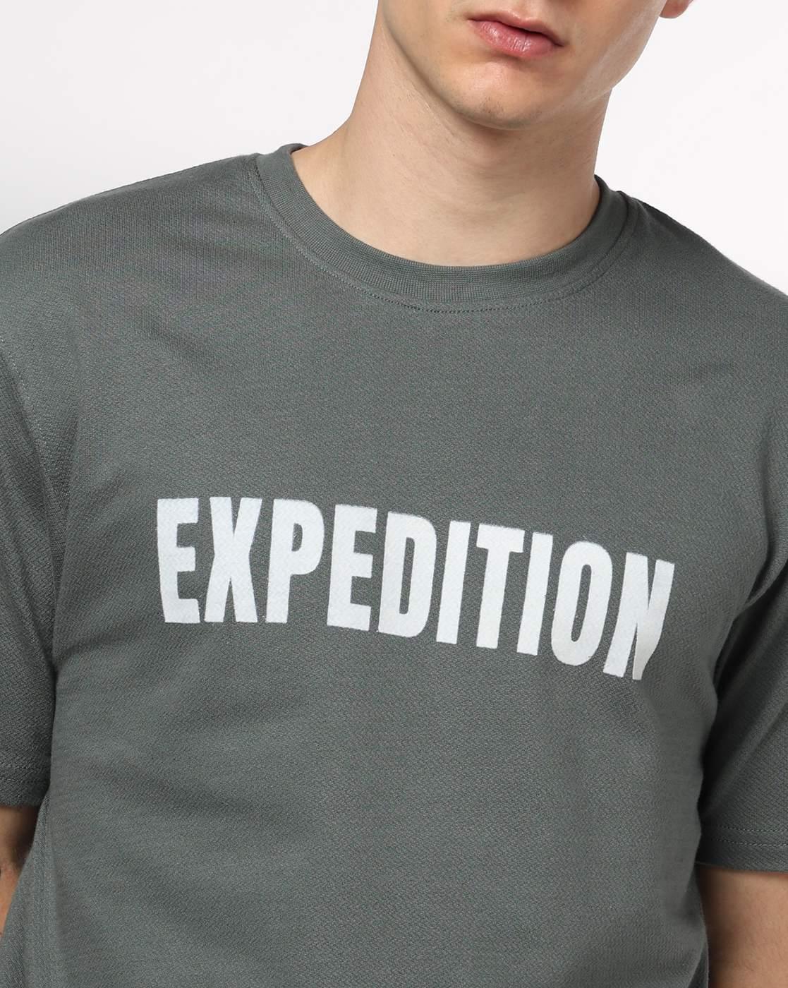 Men Graphic Print Regular Fit Crew-Neck T-Shirt