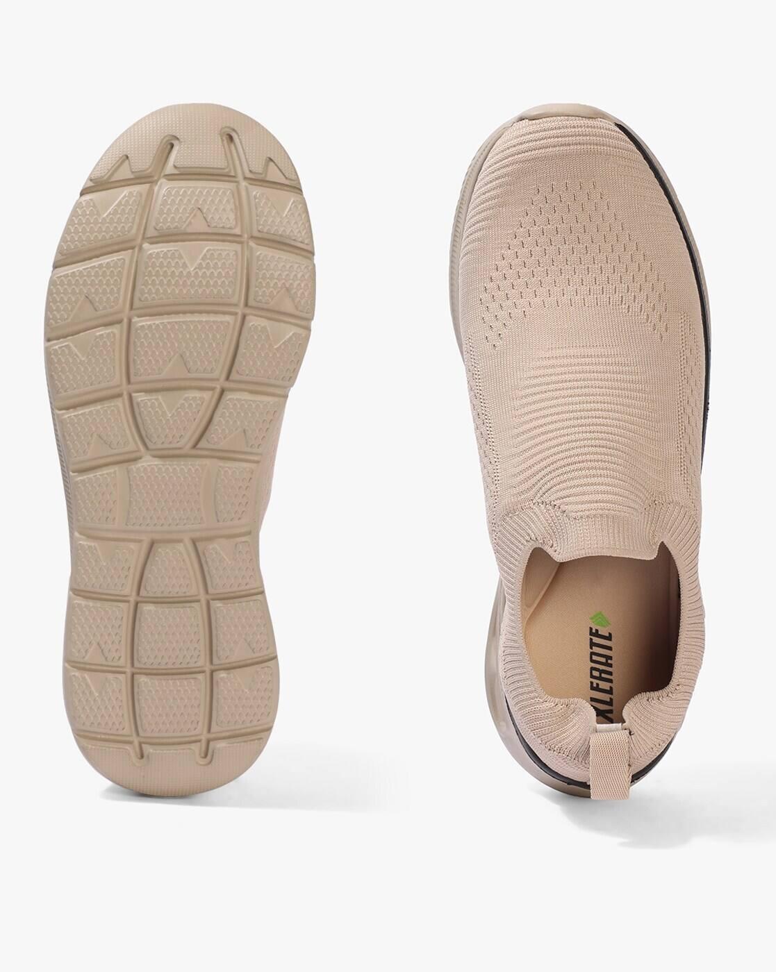 Men Knit Slip-On Walking Shoes