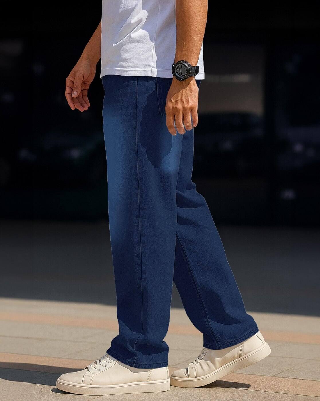 Men Mid-Rise Straight Jeans