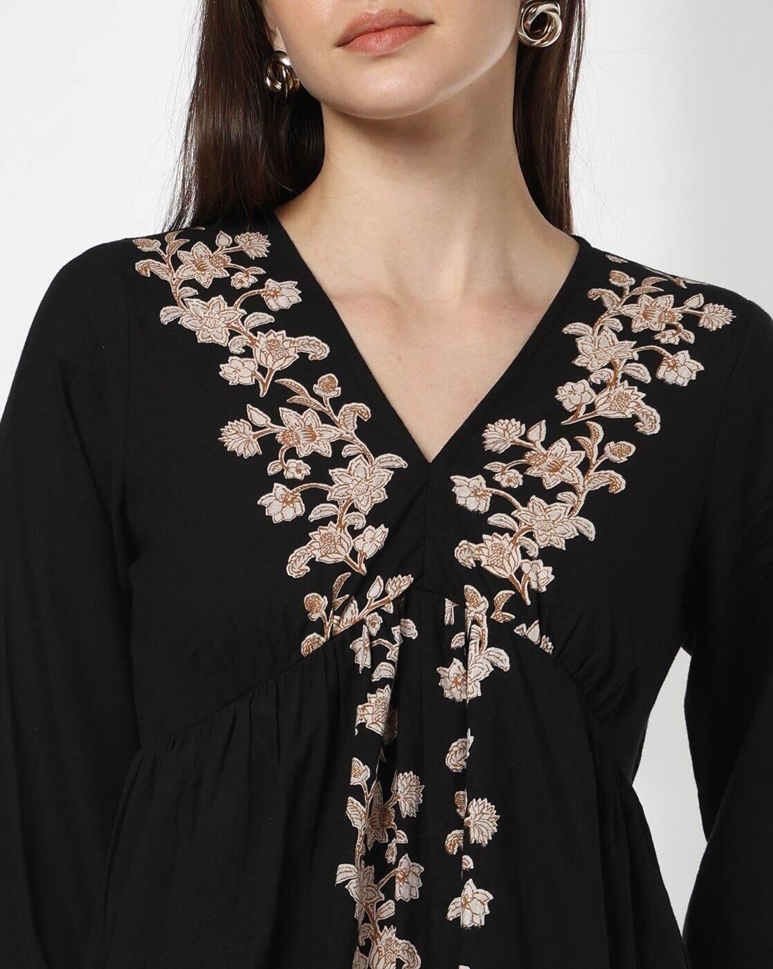 Women Floral Print Shift Dress