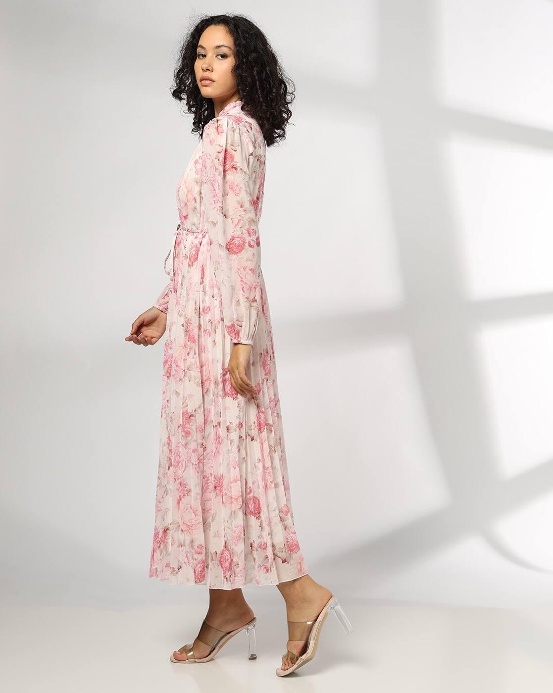 Women Floral Print Fit & Flare Dress
