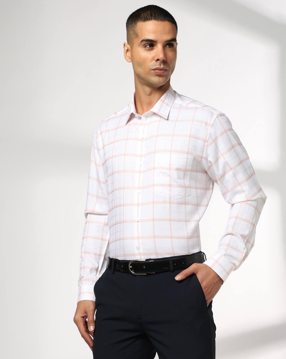Men Checked Regular Fit Cotton Shirt with Patch Pocket
