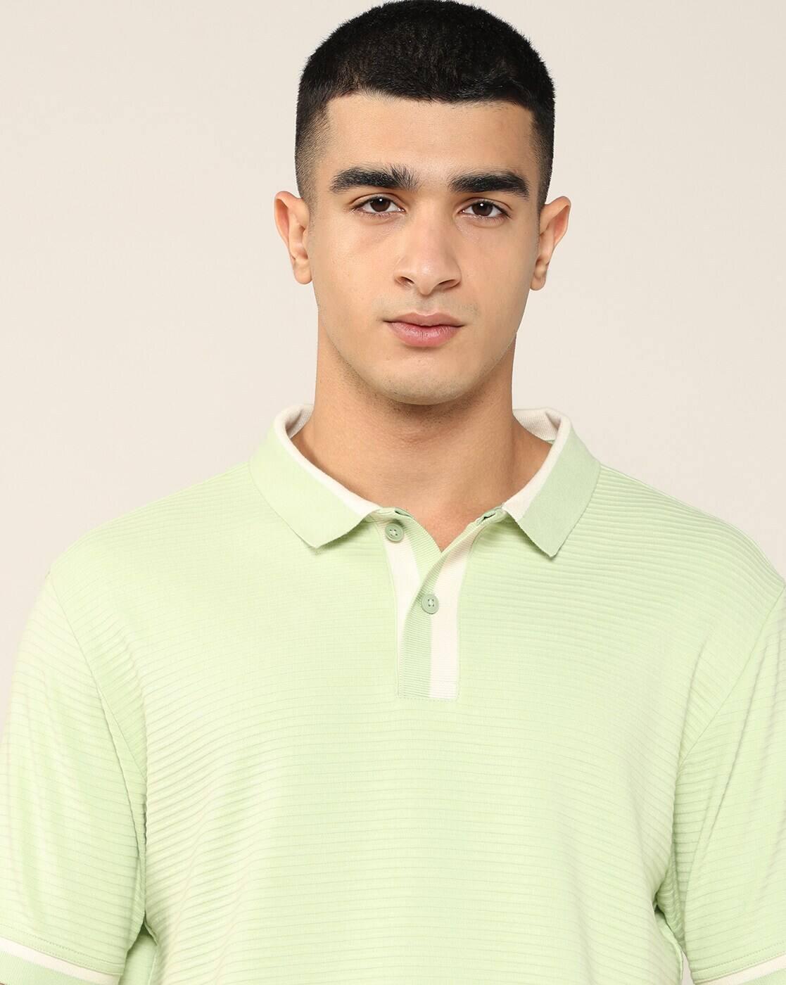 Men Regular Fit Cotton Polo T-Shirt