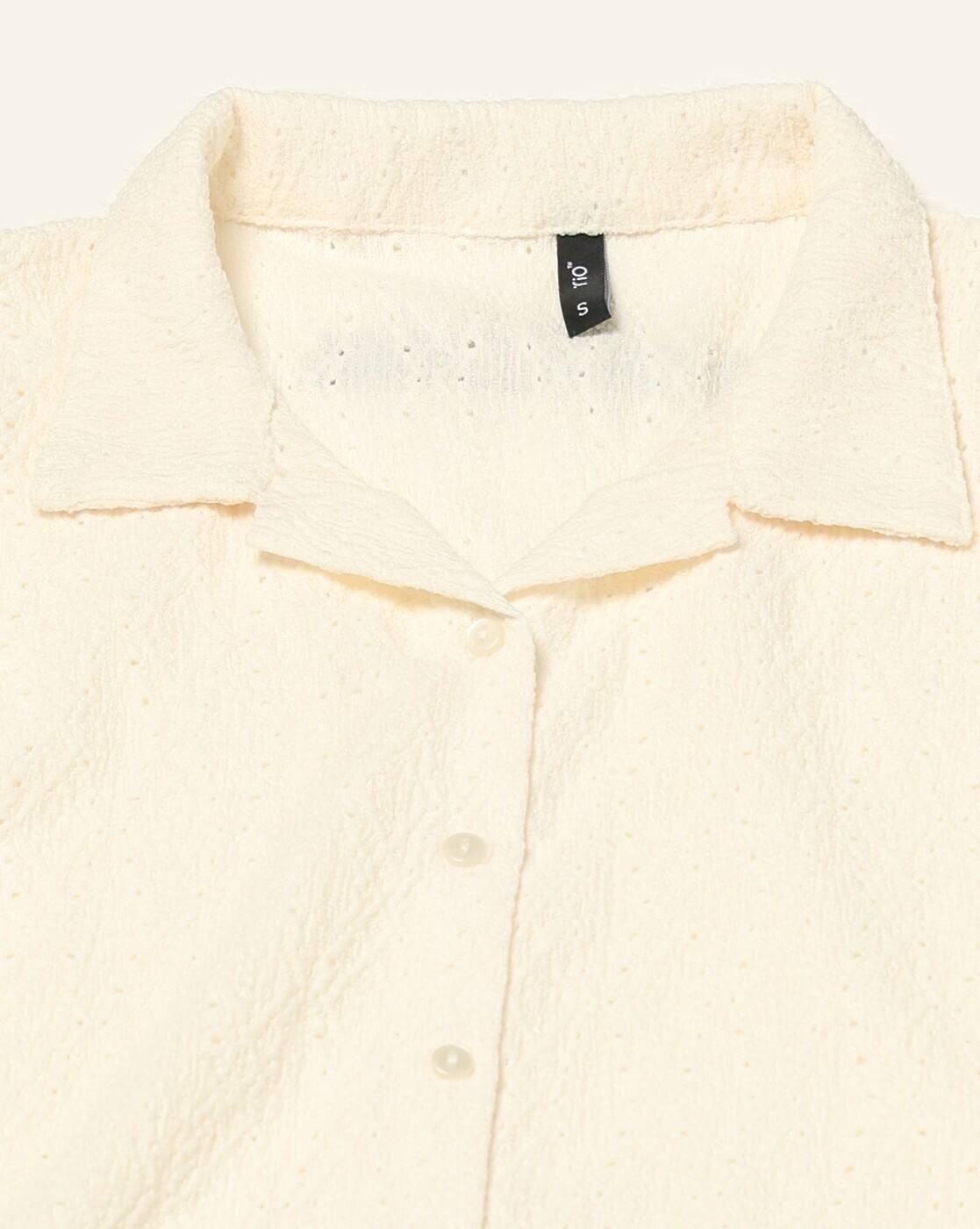 Women Schiffli Embroidered Regular Fit Shirt