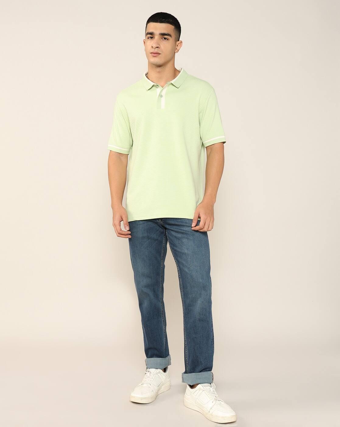 Men Regular Fit Cotton Polo T-Shirt