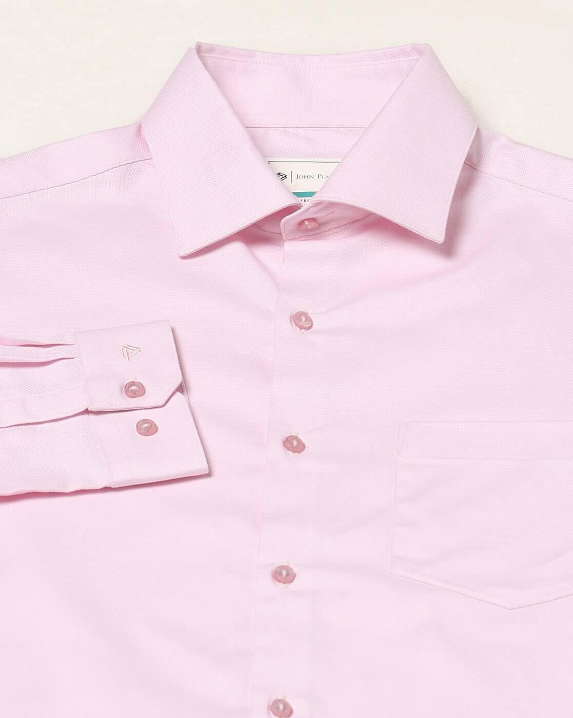 Men Structured Slim Fit Shirt with Patch Pocket