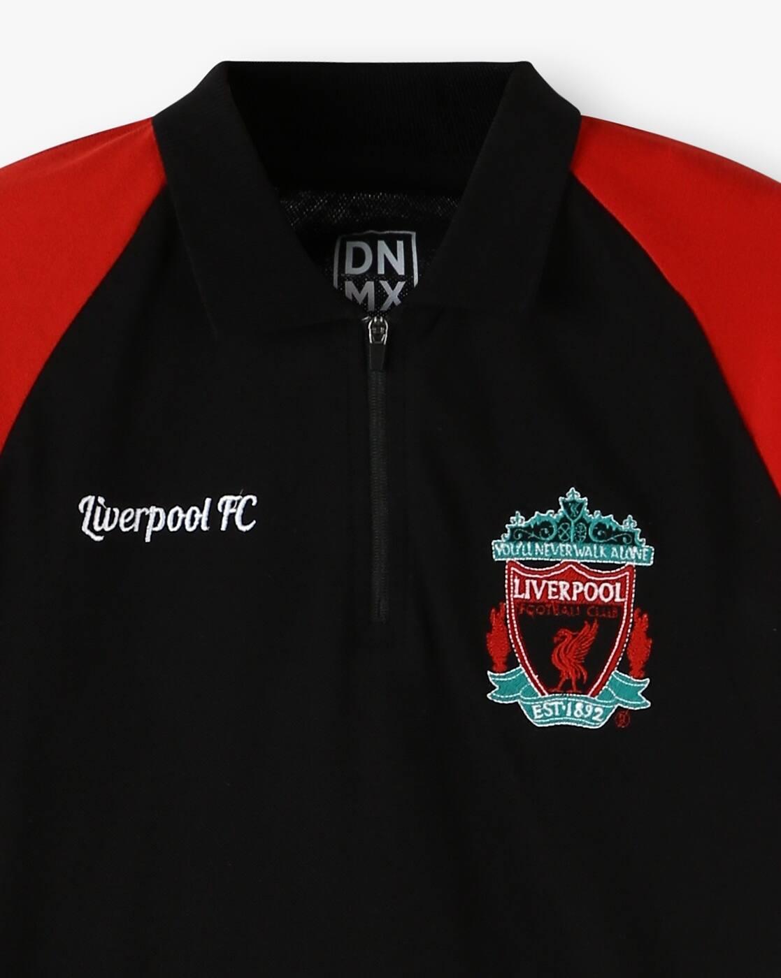 Boys Liverpool FC Print Relaxed Fit Polo T-Shirt