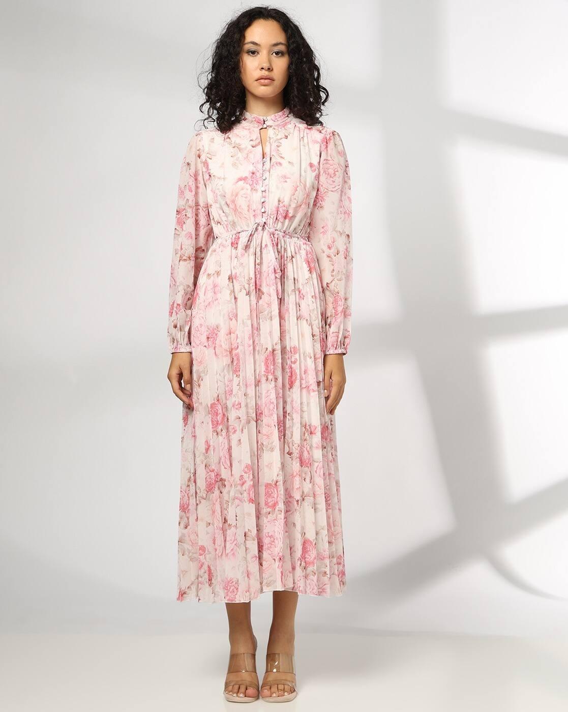 Women Floral Print Fit & Flare Dress