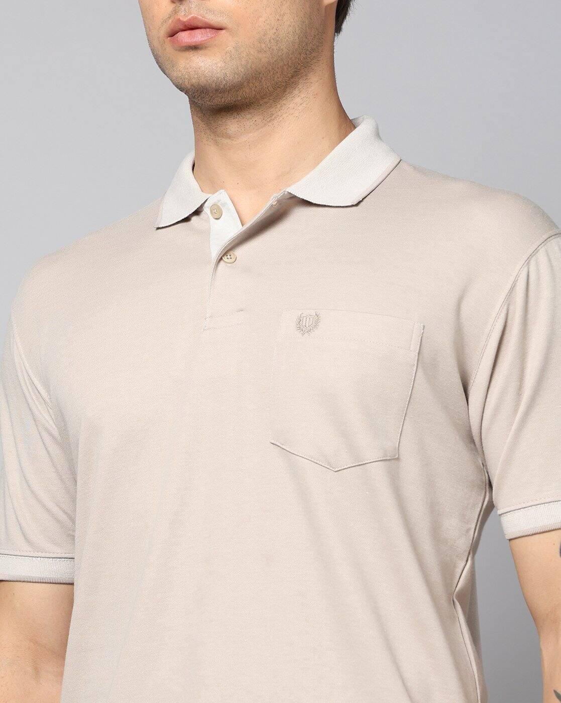 Mem Regular Fit Polo T-Shirt with Patch Pocket
