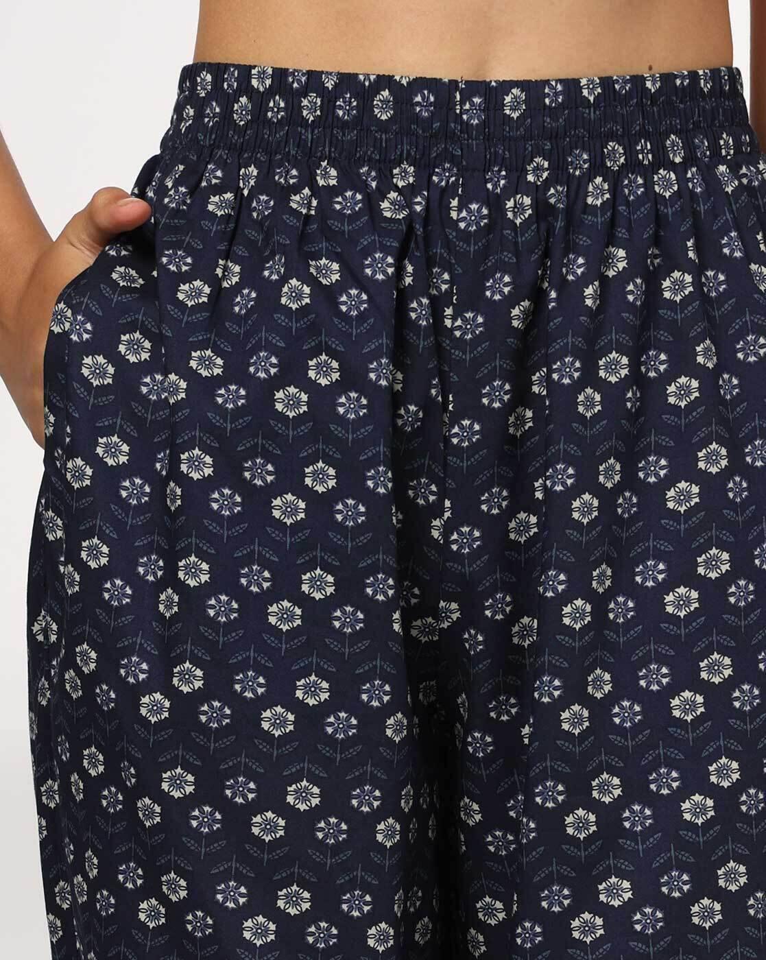 Women Floral Print Kurta-Bottom Set