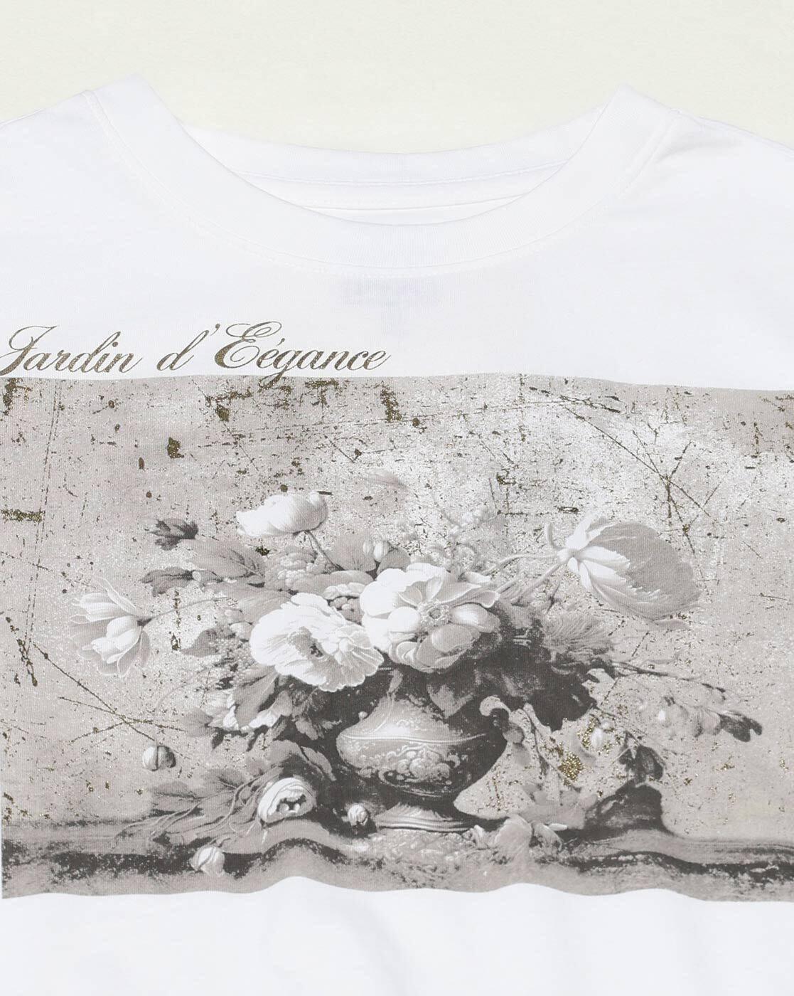 Women Jardin D Elegance Oversized Crew-Neck T-Shirt