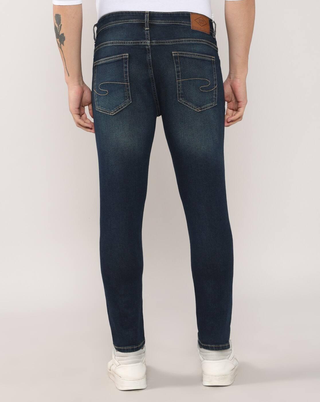 Men Mid-Rise Slim Fit Jeans