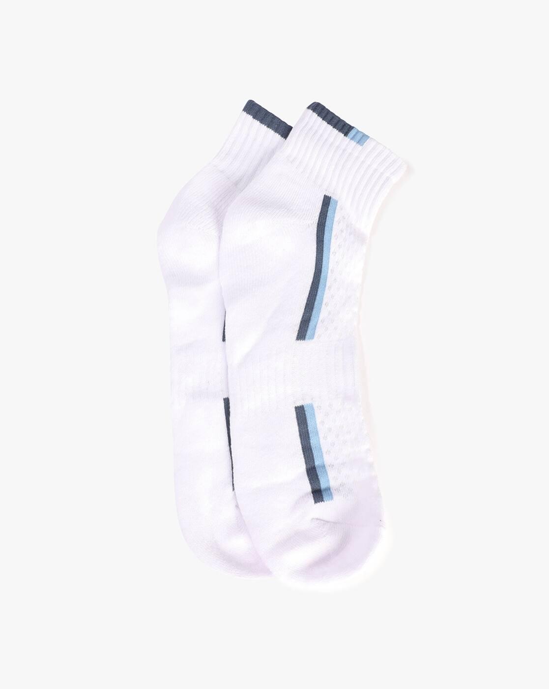 Men Pack of 3 Striped Ankle-Length Socks