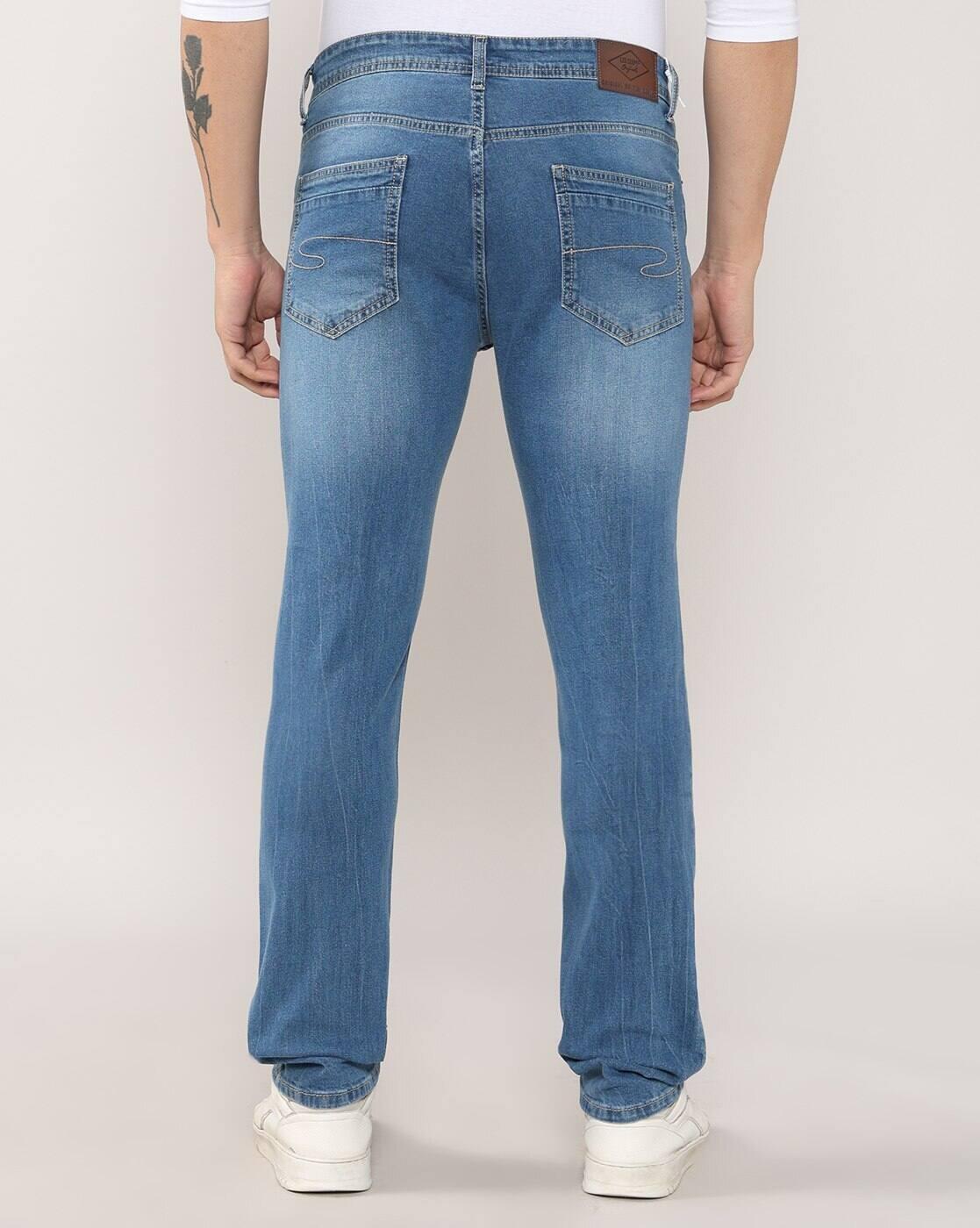 Men Mid-Rise Straight Fit Jeans