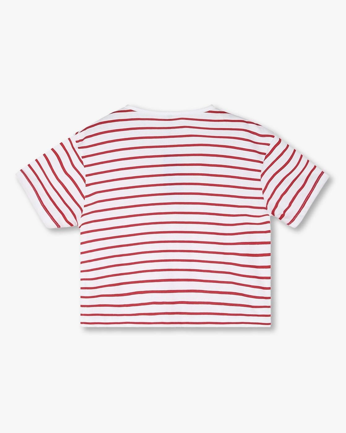 Girls Mid-Wash Dungaree Dress with T-Shirt