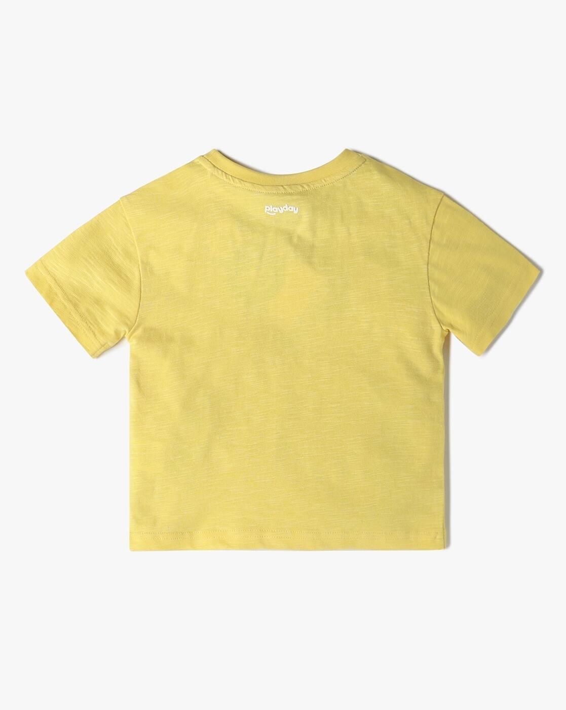 Boys Pack of 2 Graphic Print Relaxed Fit Round-Neck T-Shirts