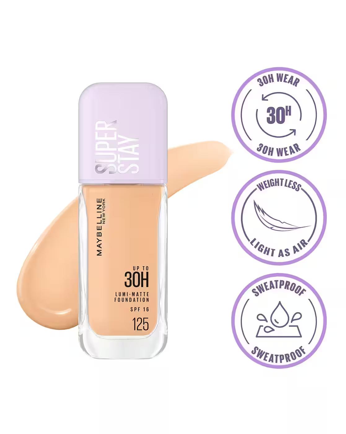 Super Stay Lumi Matte Liquid Foundation 30H Longwear Yet Light-As-Air 125
