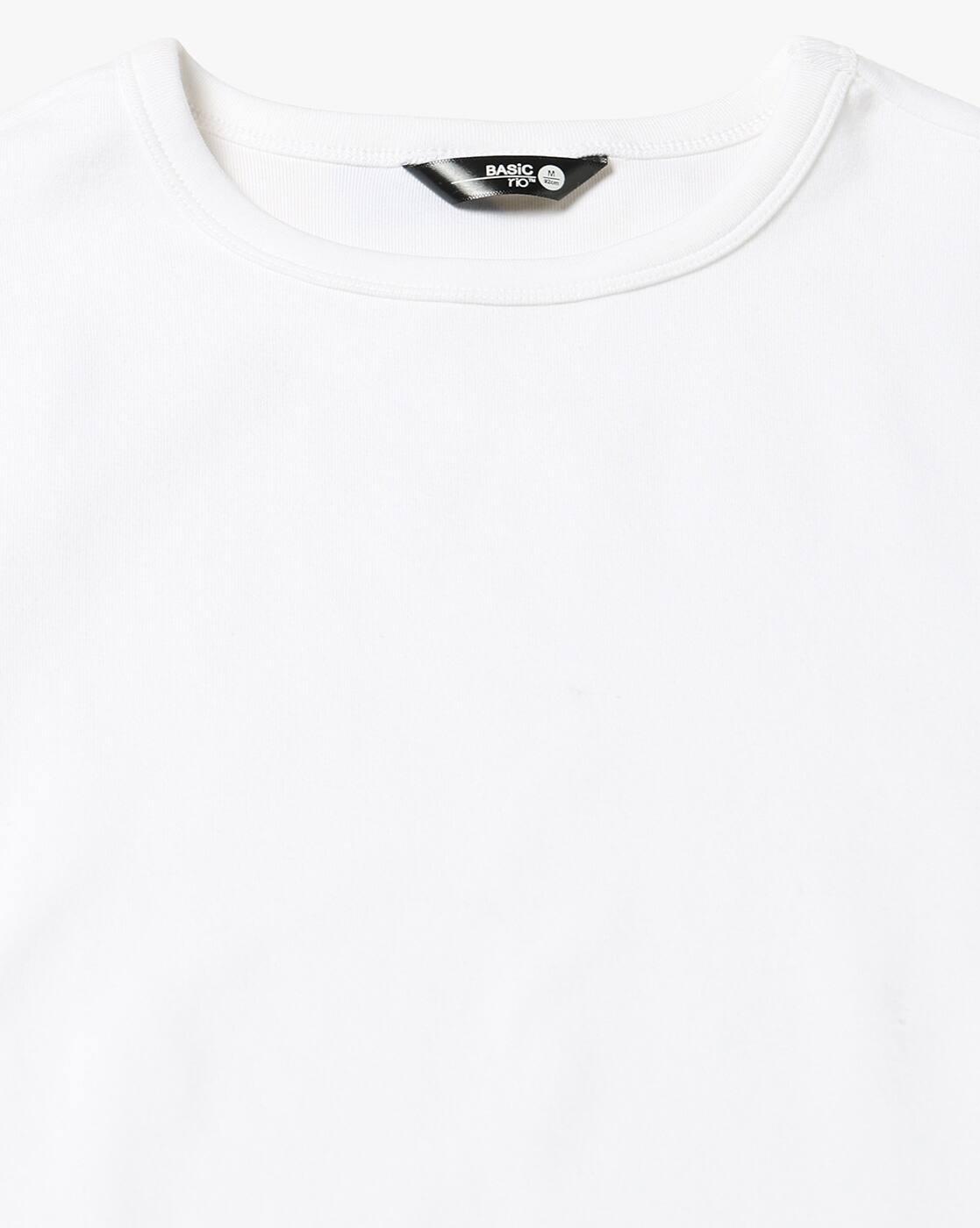 Women Regular Fit Crew-Neck T-Shirt
