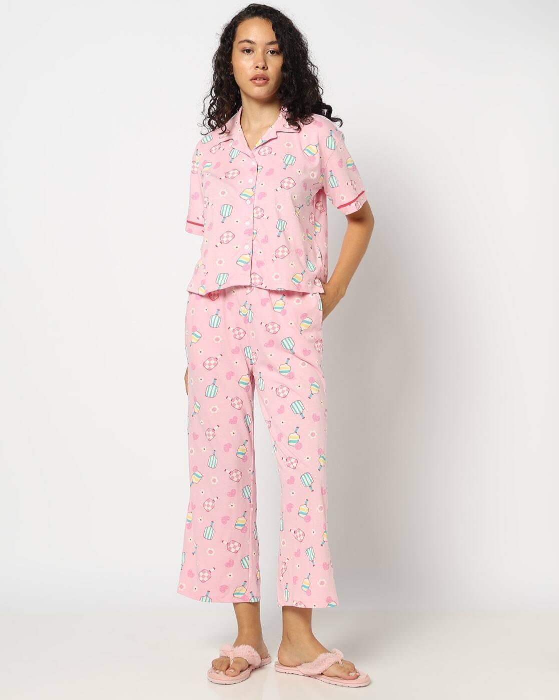 Women All-Over Print Relaxed Fit Pyjamas