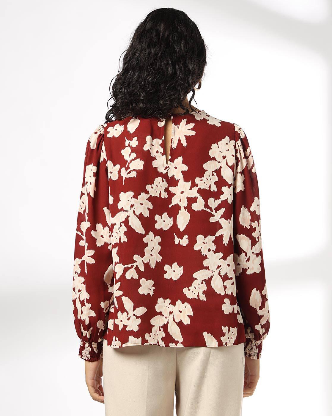 Women Floral Print Regular Fit Top