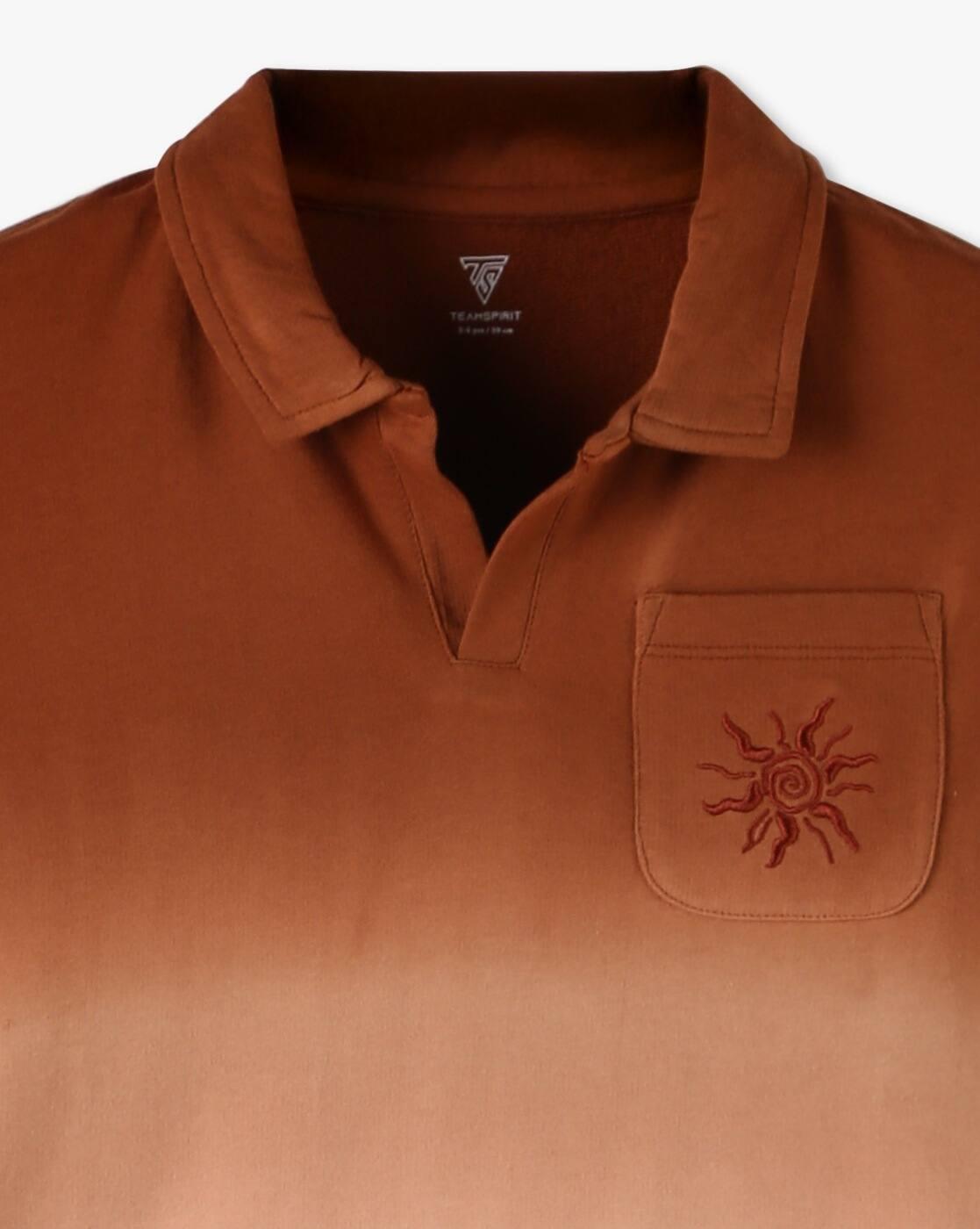 Boys Tie & Dye Tailored Fit Polo T-Shirt