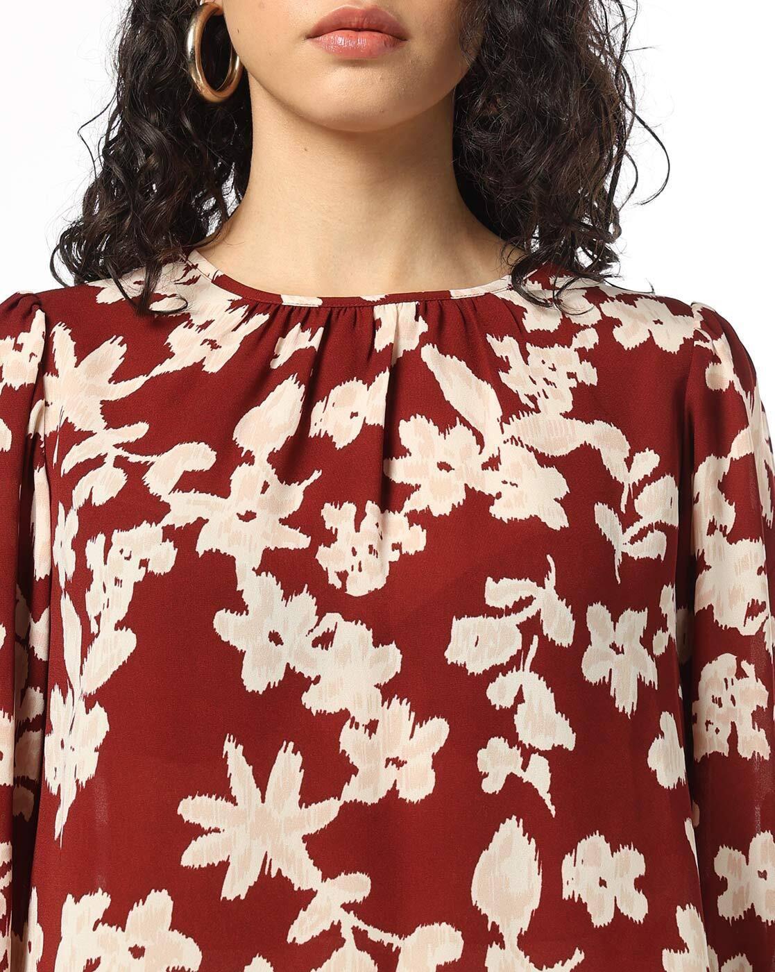 Women Floral Print Regular Fit Top