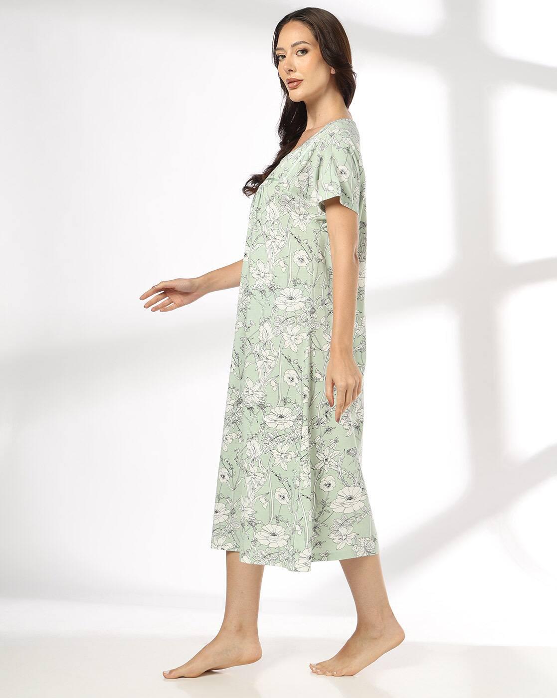 Women All-Over Floral Print Nightie