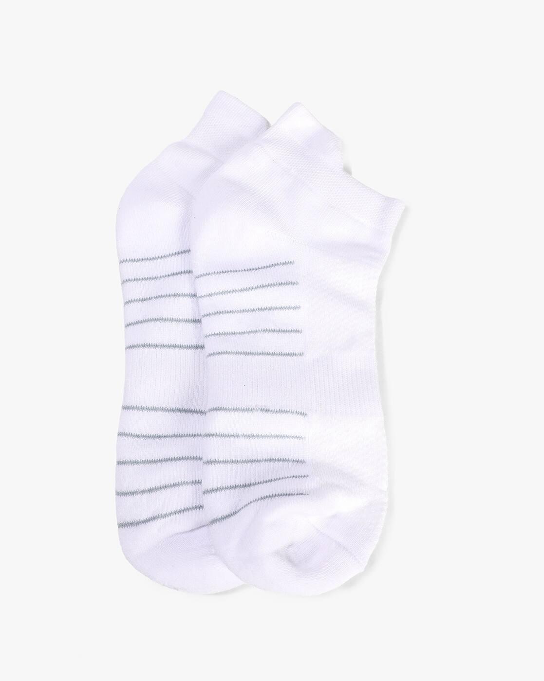 Men Pack of 3 Striped Ankle-Length Socks